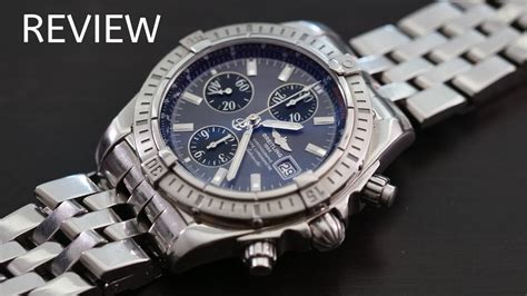 breitling chronomat evolution replica review|Breitling Chronomat evolution a13356 price.